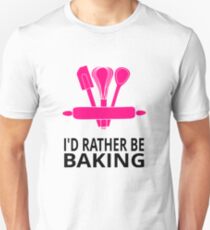 Ich würde lieber backen Slim Fit T-Shirt