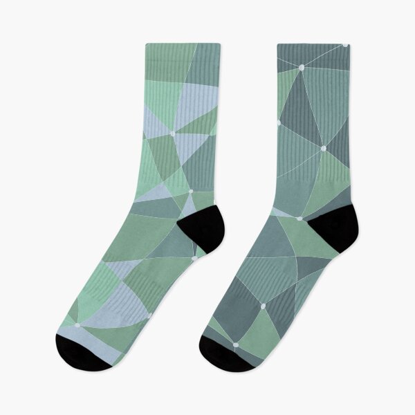 Item preview, Abstract random geometric pattern green designed and sold by Graphics By Craig.
