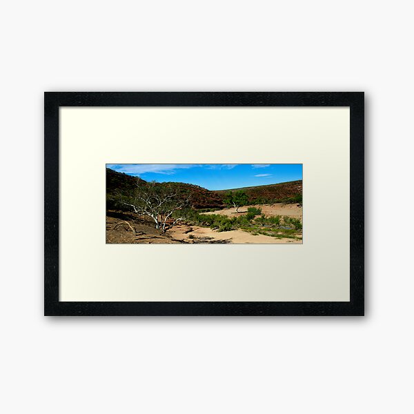 Little Water - Ross Graham Gorge - Kalbarri Framed Art Print