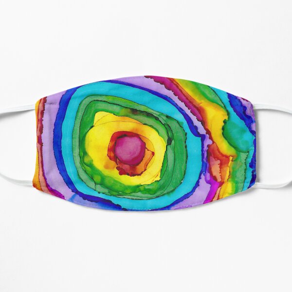 Rainbow dreams Flat Mask