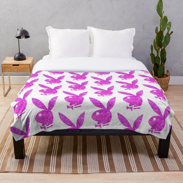 Playboy Bunny Throw Blankets | Redbubble