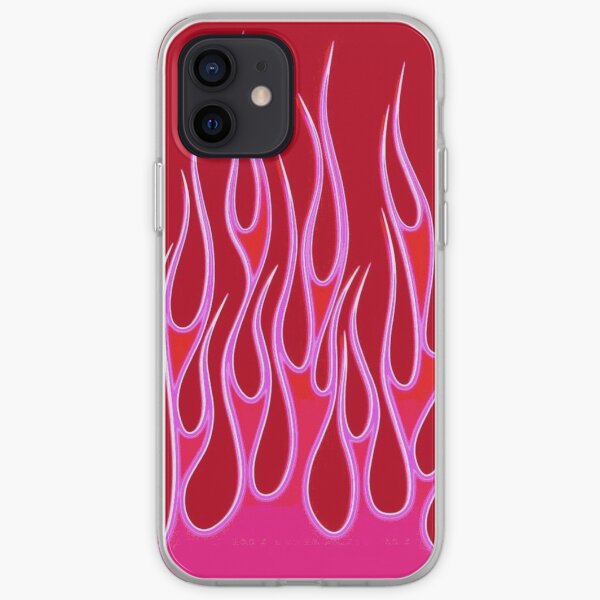 pink flames phone case iPhone Soft Case