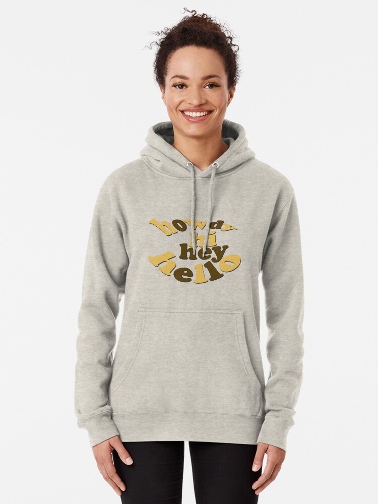 Alternate view of Greetings Pullover Hoodie
