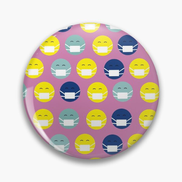 Item preview, EMOJI COVID 19 - FUNNY CUTE FACE MASK  designed and sold by Tropical Blood.