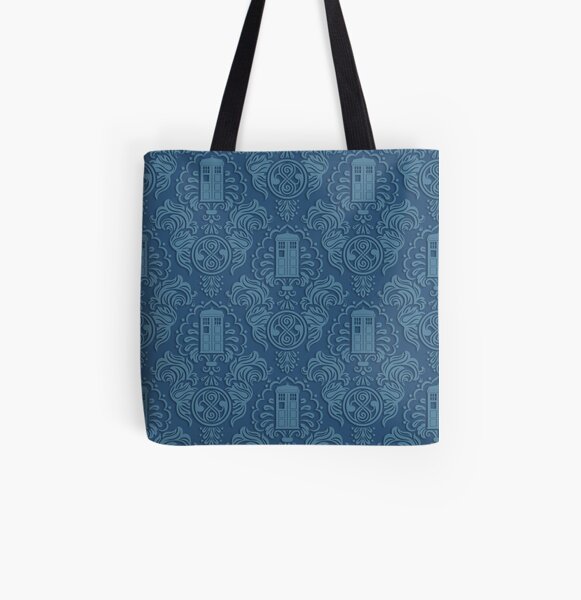 Doctor's Damask All Over Print Tote Bag
