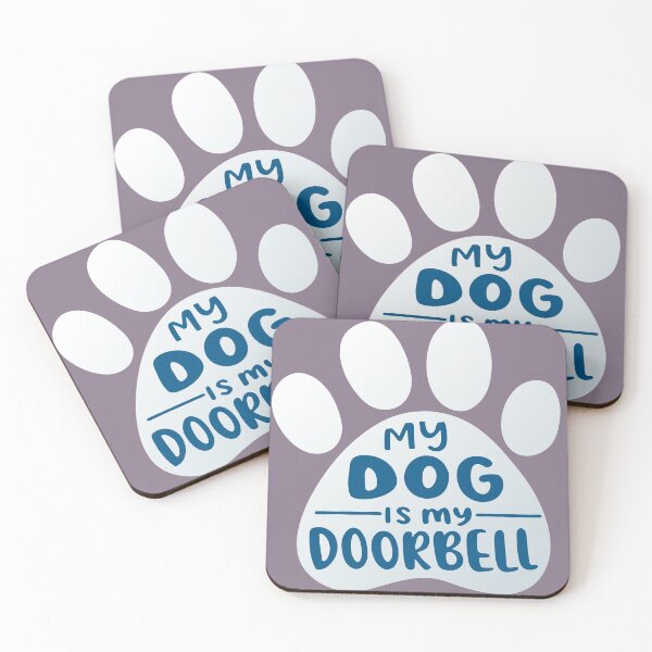 Item preview, Dog doorbell designed and sold by Rusembell.