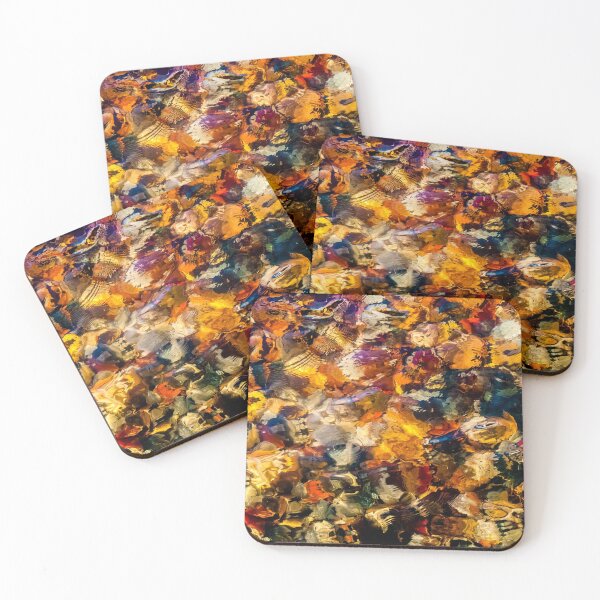 Item preview, Reflections of leaves in water designed and sold by Marie Boucher.