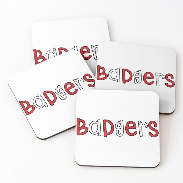 Item preview, badgers designed and sold by createdbysydd.