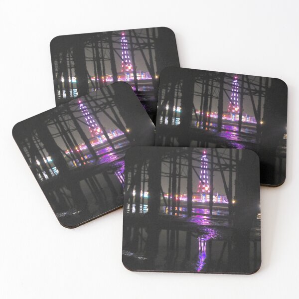 Item preview, Reflection In Water of Blackpool Tower At Night  designed and sold by Andrew Morrell.
