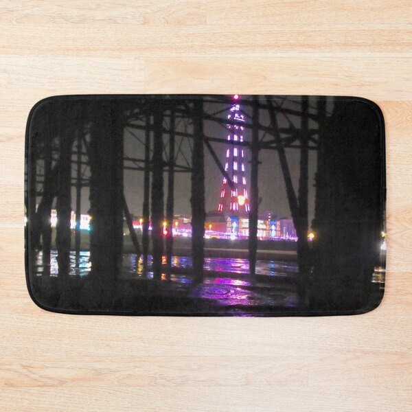 Item preview, Reflection In Water of Blackpool Tower At Night  designed and sold by Andrew Morrell.