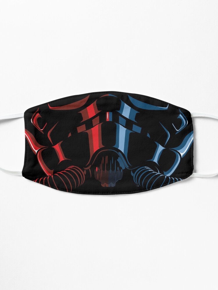 Alternate view of Sci-fi fighter pilot helmet Mask