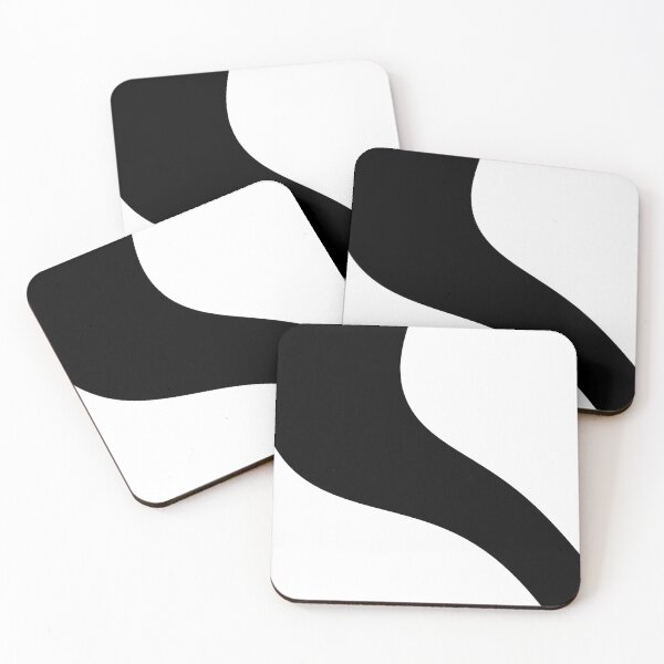 Item preview, Simple Waves - Black on White designed and sold by LAEC-Shop.