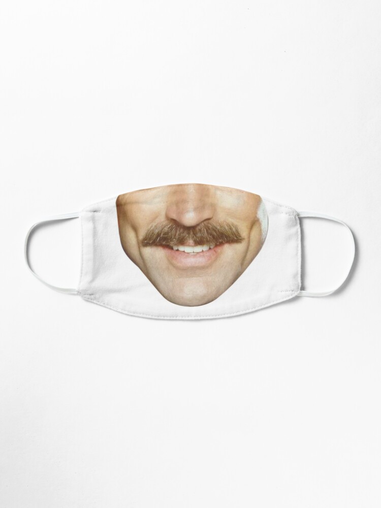 Download Tom Selleck Mask By Lboisvert Redbubble PSD Mockup Templates