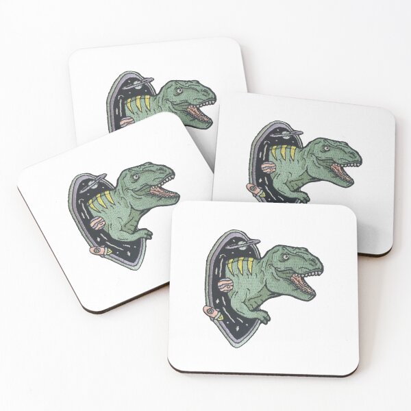 Item preview, T-Rex Dinosaur Space Sticker designed and sold by designolo.