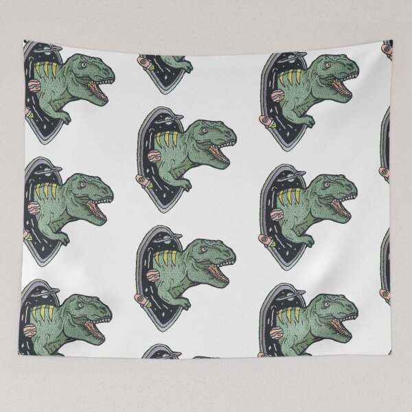Item preview, T-Rex Dinosaur Space Sticker designed and sold by designolo.