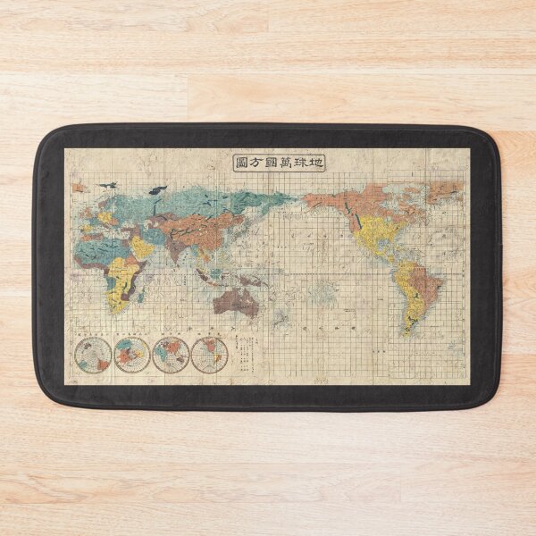 Item preview, Old Japanese Map designed and sold by RocketShots.