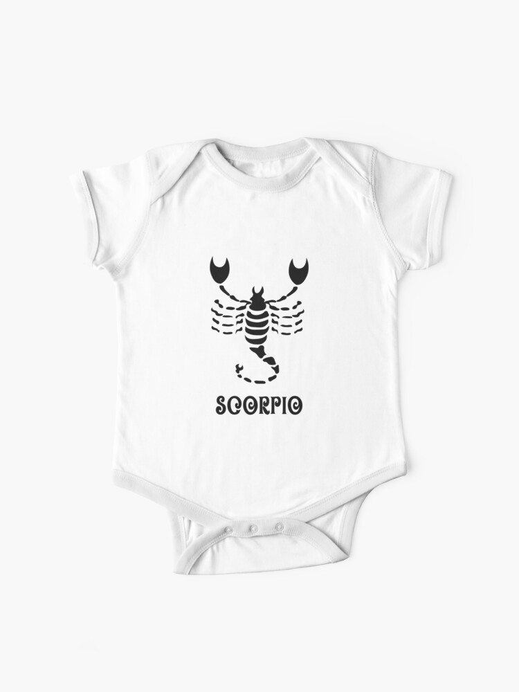 Kings Are Born As Scorpio Baby Long Sleeve Bodysuit