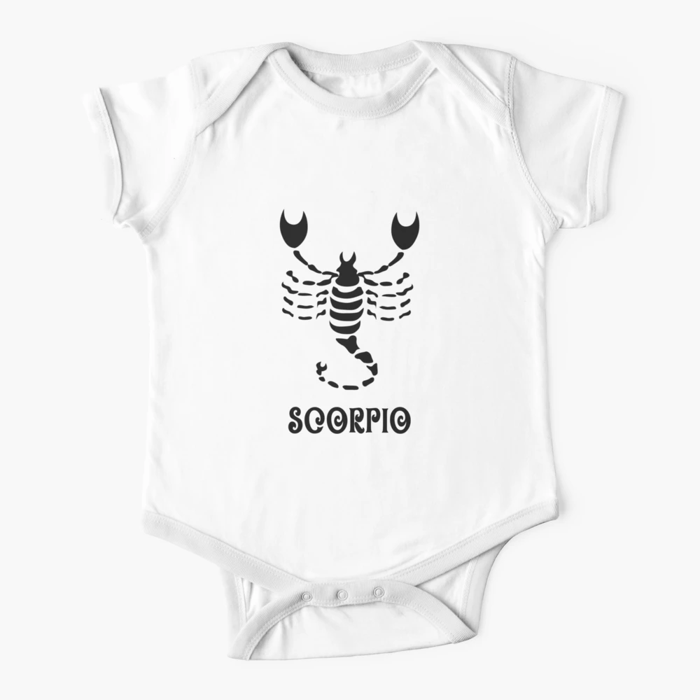 Scorpio Zodiac Sign Baby One-Piece for Sale by coolfuntees