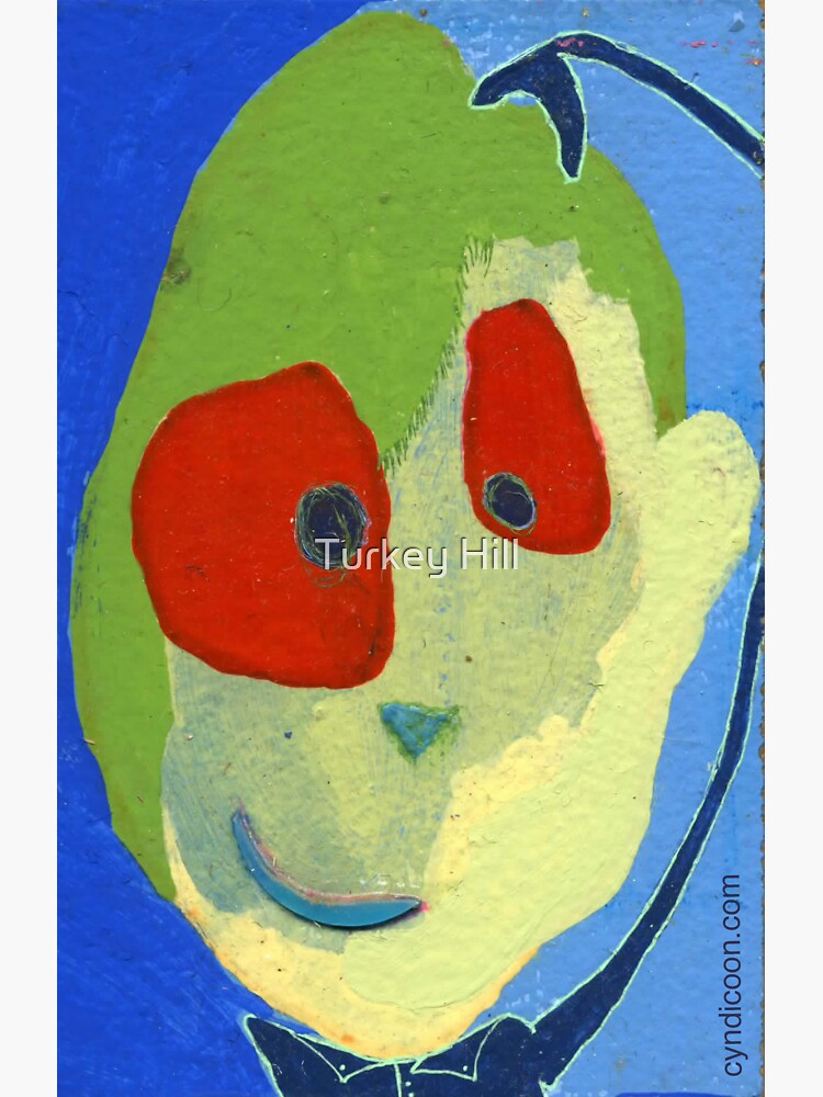Thumbnail 3 of 3, Sticker, Painted Character designed and sold by Turkey Hill.