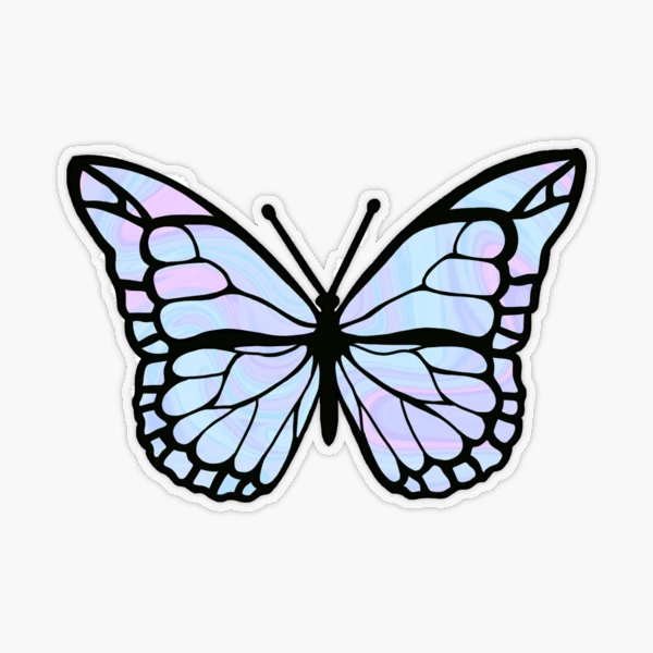 Dye Cut Vinyl Butterfly Decal – Get Decaled