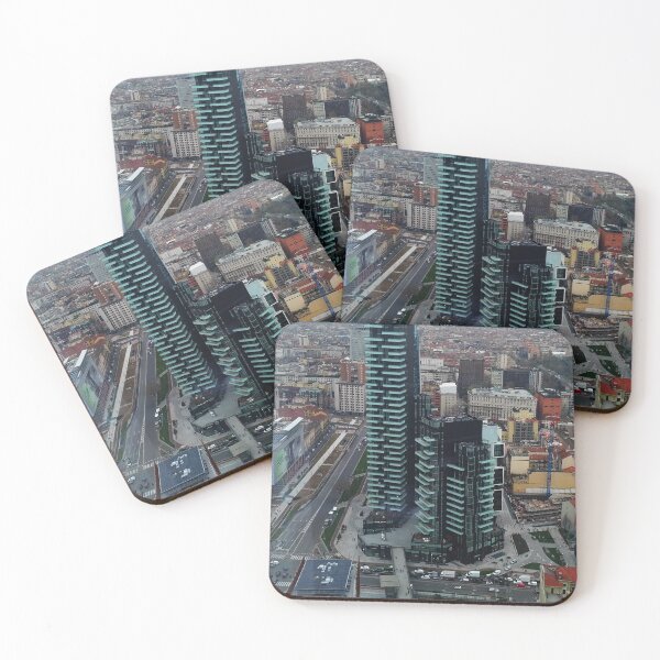 Item preview, Aerial View of Central Milan with a Skyscraper designed and sold by Igor Pozdnyakov.