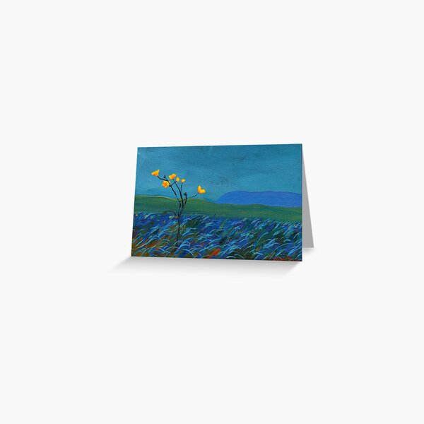 Flower, Mountain Greeting Card
