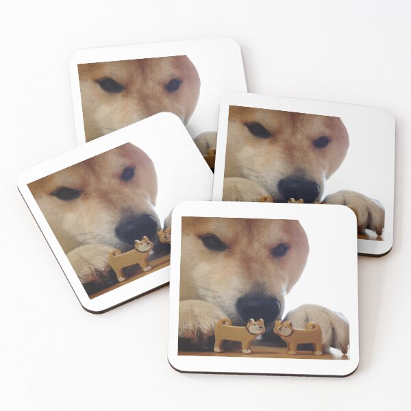Item preview, Shiba Making Toys Kiss meme designed and sold by HangLooseDraft.