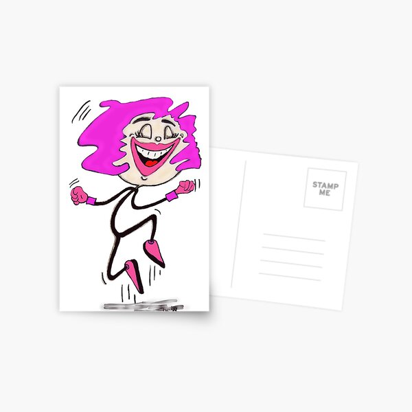 Stickfigure Joy & Fun No. 4 Postkarte