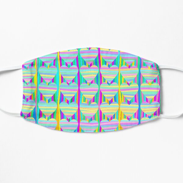 Crazy Squares - Hearts and Stripes (2018) Mask