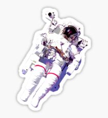 Floating Astronaut Sticker