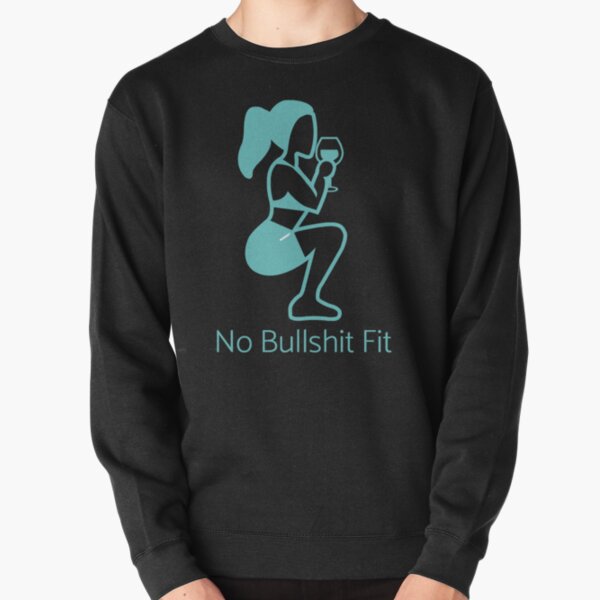"Vulgar" NBSF - female, teal logo Pullover Sweatshirt
