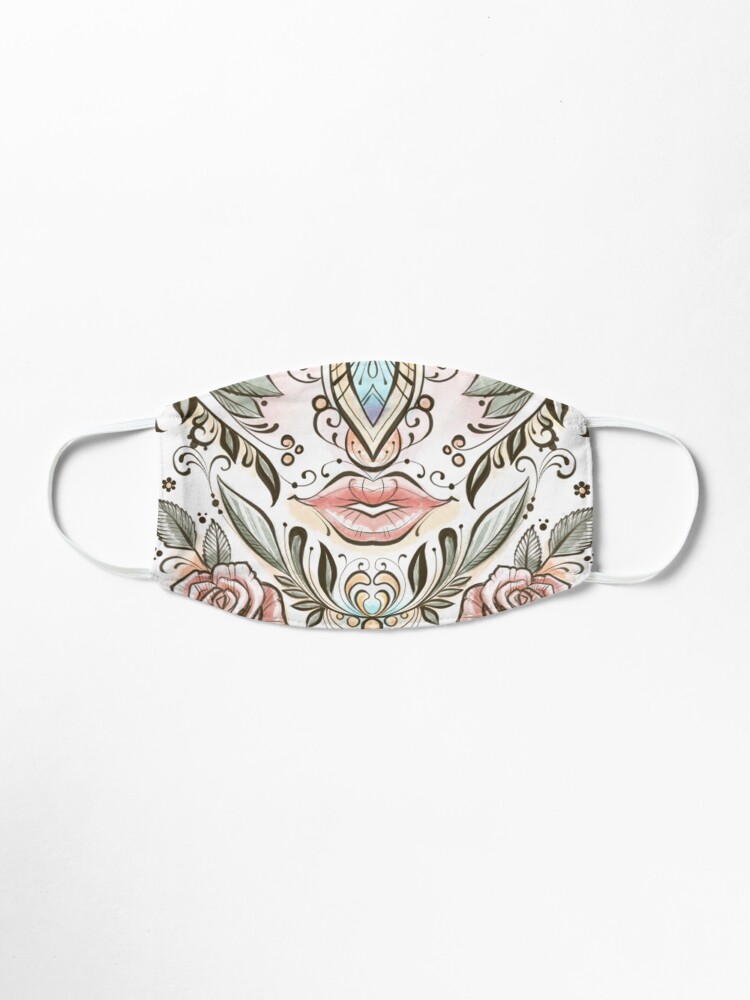 Alternate view of Dreamie's Green Goddess MASK OPTION 2 Mask