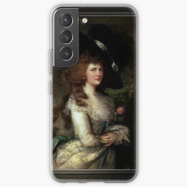 Portrait of Georgiana, Duchess of Devonshire by Thomas Gainsborough Samsung Galaxy Soft Case
