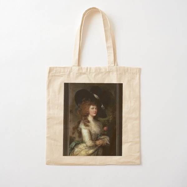 Portrait of Georgiana, Duchess of Devonshire by Thomas Gainsborough Cotton Tote Bag