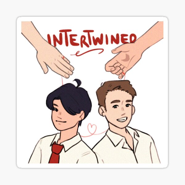 Intertwined Webtoon Cover | ORIGINAL ART Sticker
