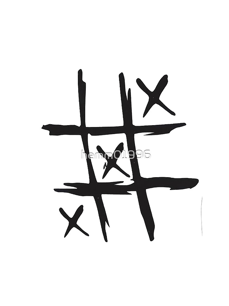 &quot;LOUIS TOMLINSON TATTOO TIC TAC TOE &quot; by hemm01996 Redbubble