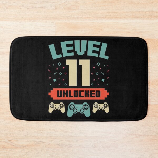 Item preview, Level 11 Unlocked - Video Gaming Gamer 11th Birthday Gift  designed and sold by EstelleStar.
