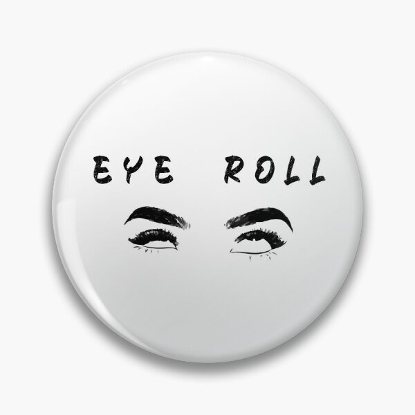 Item preview, eye roll simple t-shirt design  designed and sold by zouhairchnafa.