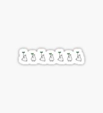Small White Totoro Walking Sticker