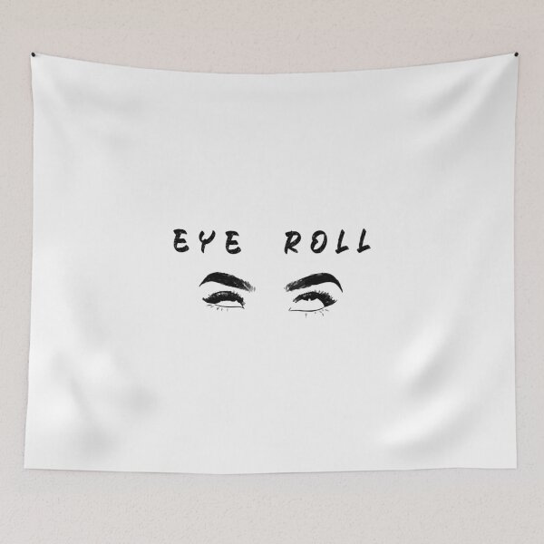 Item preview, eye roll simple t-shirt design  designed and sold by zouhairchnafa.