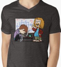 Pied Piper's Peanuts Men's V-Neck T-Shirt