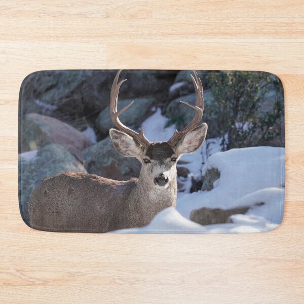 Item preview, Mature Buck in a Snowy Landscape designed and sold by MomentofPercep.