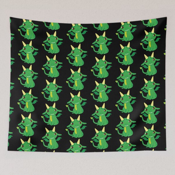 Item preview, Super cute green dragon sitting designed and sold by jazzydevil.