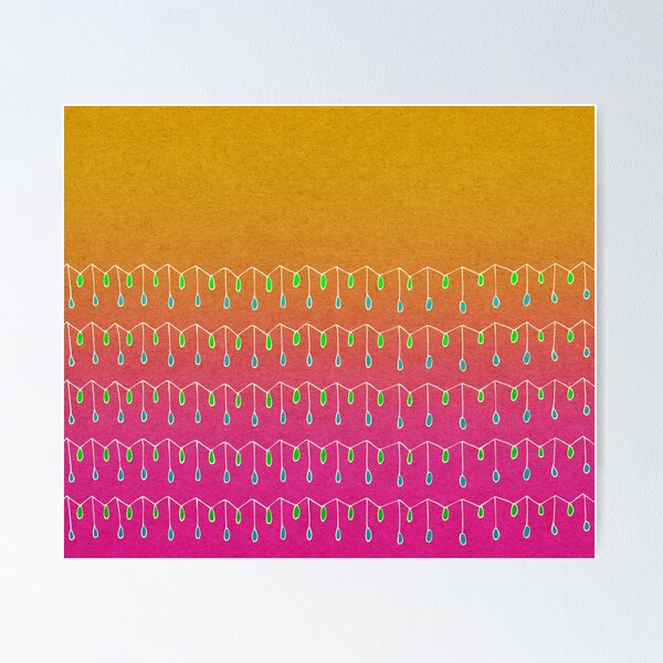Item preview, Droplets, Orange designed and sold by Janet Antepara.