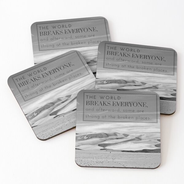 Item preview, Sand Dunes Quotation (Ernest Hemingway) designed and sold by Rachel Jeffrey.