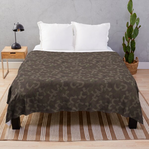 Camouflage Pattern 06 Throw Blanket