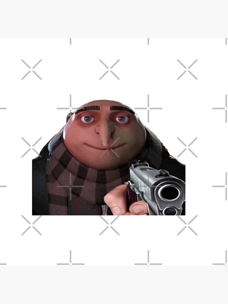 Gru pointing a gun Spiral Notebook for Sale by HangLooseDraft