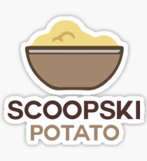 Scoopski Potato Sticker