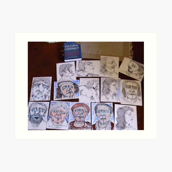 stuff to sent pals Art Print