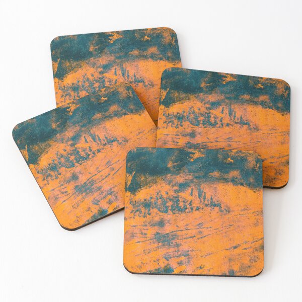 Item preview, Blue-orange forest designed and sold by bunlinked.